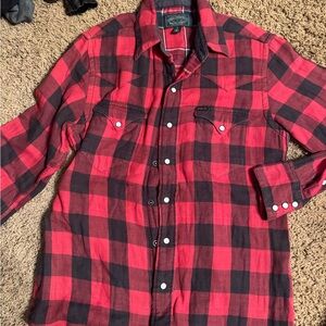 Ralph Lauren Red and Black Checkered Shirt